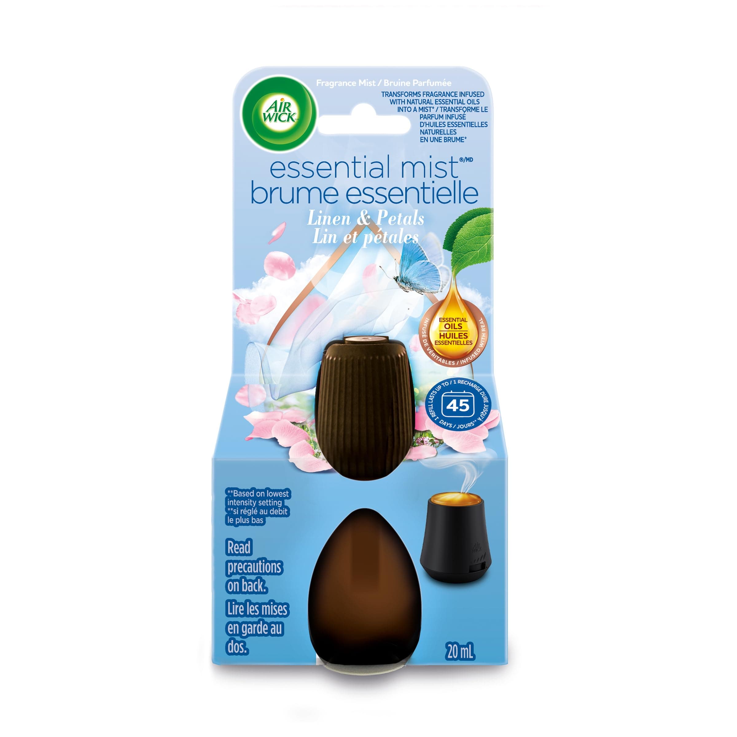 Essential Oils Diffuser Mist Refill, Fresh Water Breeze, 1ct, Air Freshener