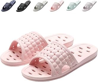 Shower Shoes Quick Dry Non-Slip Bathroom Slippers for Men Women Dorm Home Slides