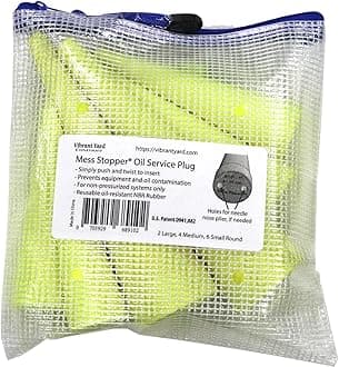 Mess Stopper™ Universal Oil Service Rubber Plugs and Caps Kit (2 Large, 4 Medium, 6 Small)