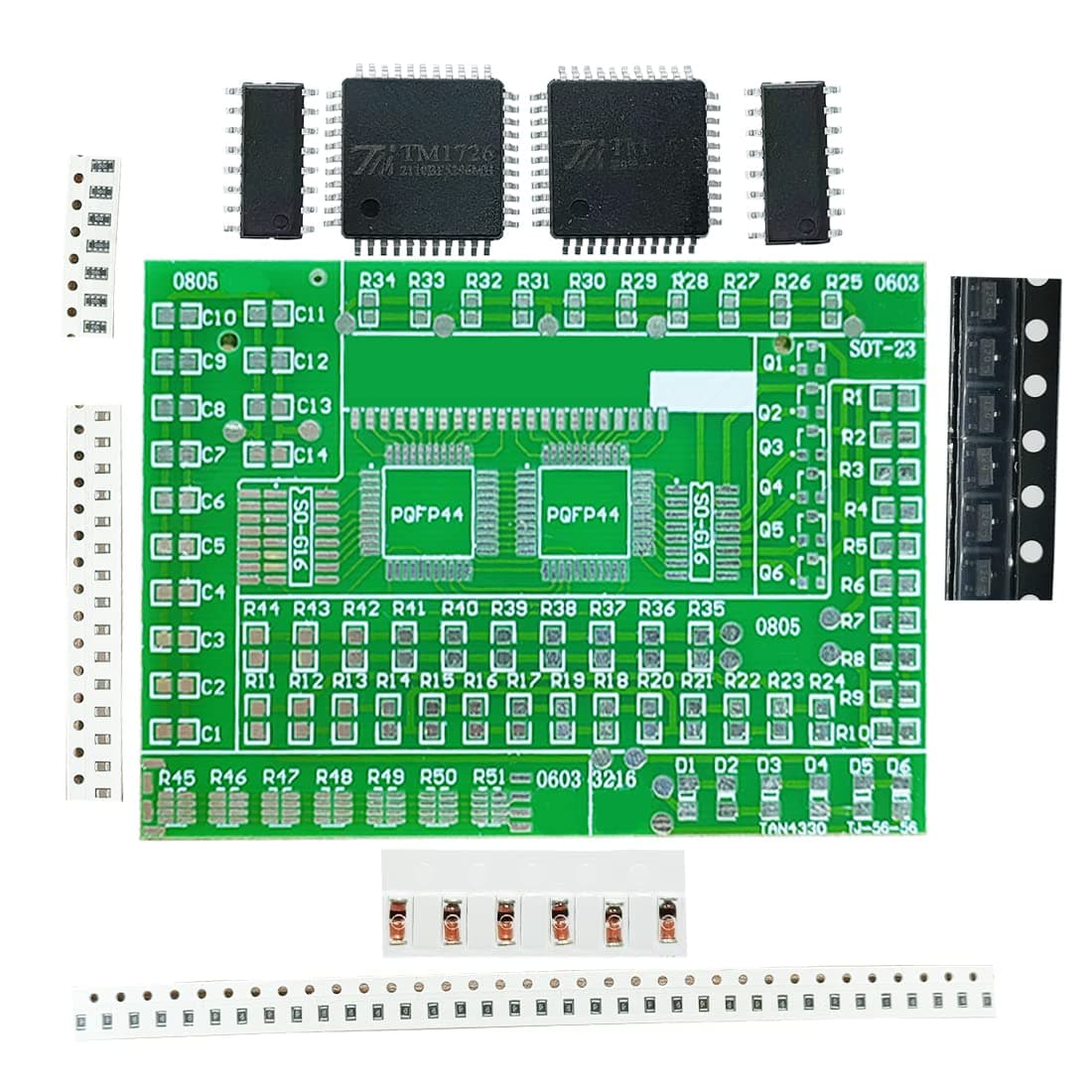DIY SMD/SMT Components Practice Board Soldering Skill Training Kit AE1173