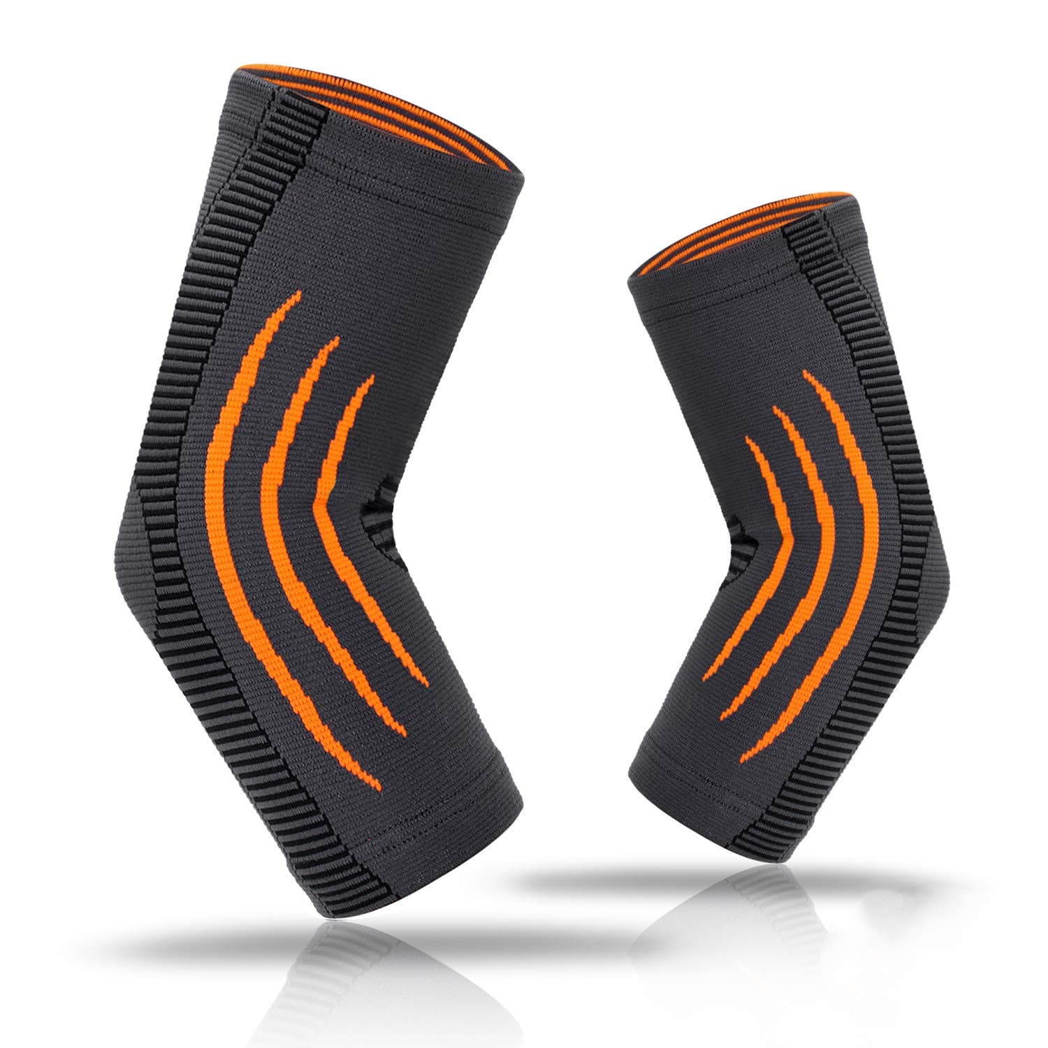 Upfist Elbow Brace Compression Sleeve Elbow Support for Weightlifting- Joint Pain, Tendonitis, Arthritis, Arm Protection, Tennis and Golfers Elbow - Pair