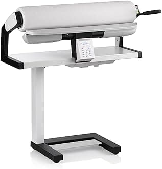 Reliable 100SR Rotary Steam Press - Verve Steam Press With Foot Pedal Control, 3 Steam Settings, Variable Speed, Dual-End Feed for Ironing Long Sheets, 1800W Heating Element, Safety Release Lever