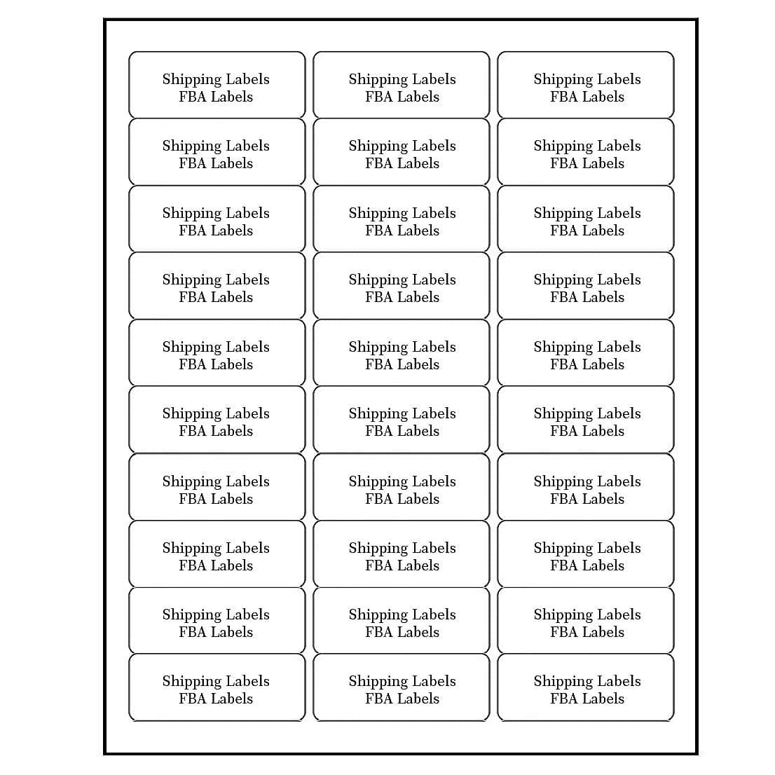Address Labels for Inkjet Printers 1" x 2-5/8", Pack of 15000 Labels