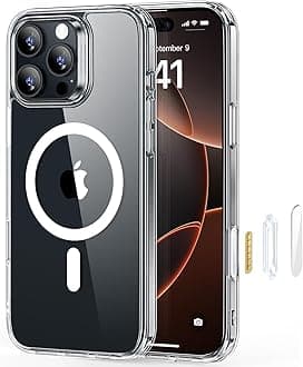 ESR iPhone 16 Pro Max Case [Camera Control Protection · 3x US Military MIL Standard] MagSafe Compatible for iPhone 16 Pro Max with Camera Button, Anti-Yellowing, Shockproof, Military Grade Protection