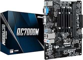 QC7000M AMD FT3b Carrizo-L E2-7110 Quad-Core APU Motherboard - DDR3 1600, Radeon R2 Graphics, HDMI/D-Sub, USB 3.2 Gen1, SATA3, Gigabit LAN, 7.1CH Audio