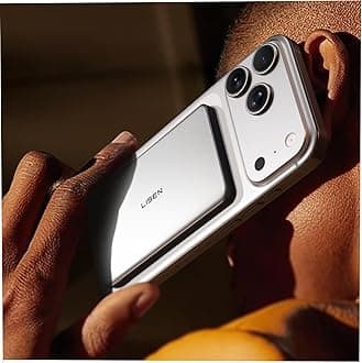 LISEN Ultra Slim MagSafe Portable Charger,5000mAh Wireless Card Slim MagSafe Battery Pack iPhone 17 Air Accessories,Magnetic Power Bank for iPhone 17 Pro Max Plus Air/16-12,Christmas for Gifts