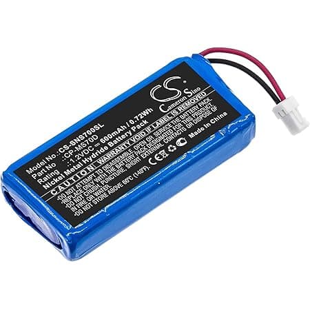 HLILY Replacement for Battery Sony CP-MS70D NW-MS90D, Walkman NW-MS70D 1.2V/600mAh
