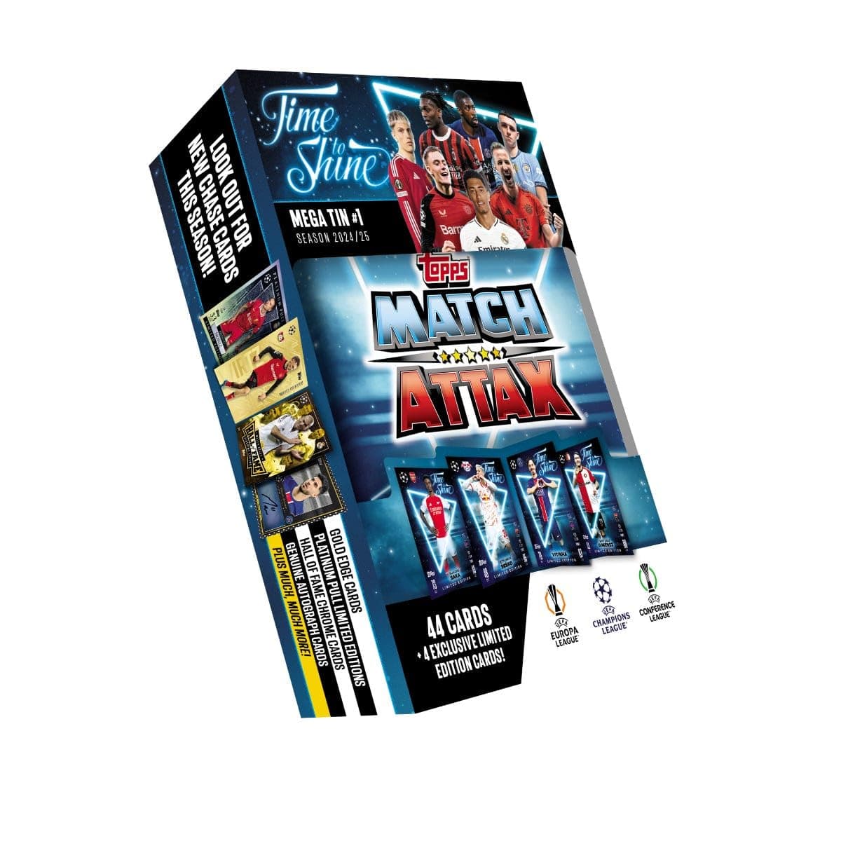 Match Attax 24/25 - Random Mega Tin - Contains 44 Match Attax Cards Plus 4 Exclusive LEs