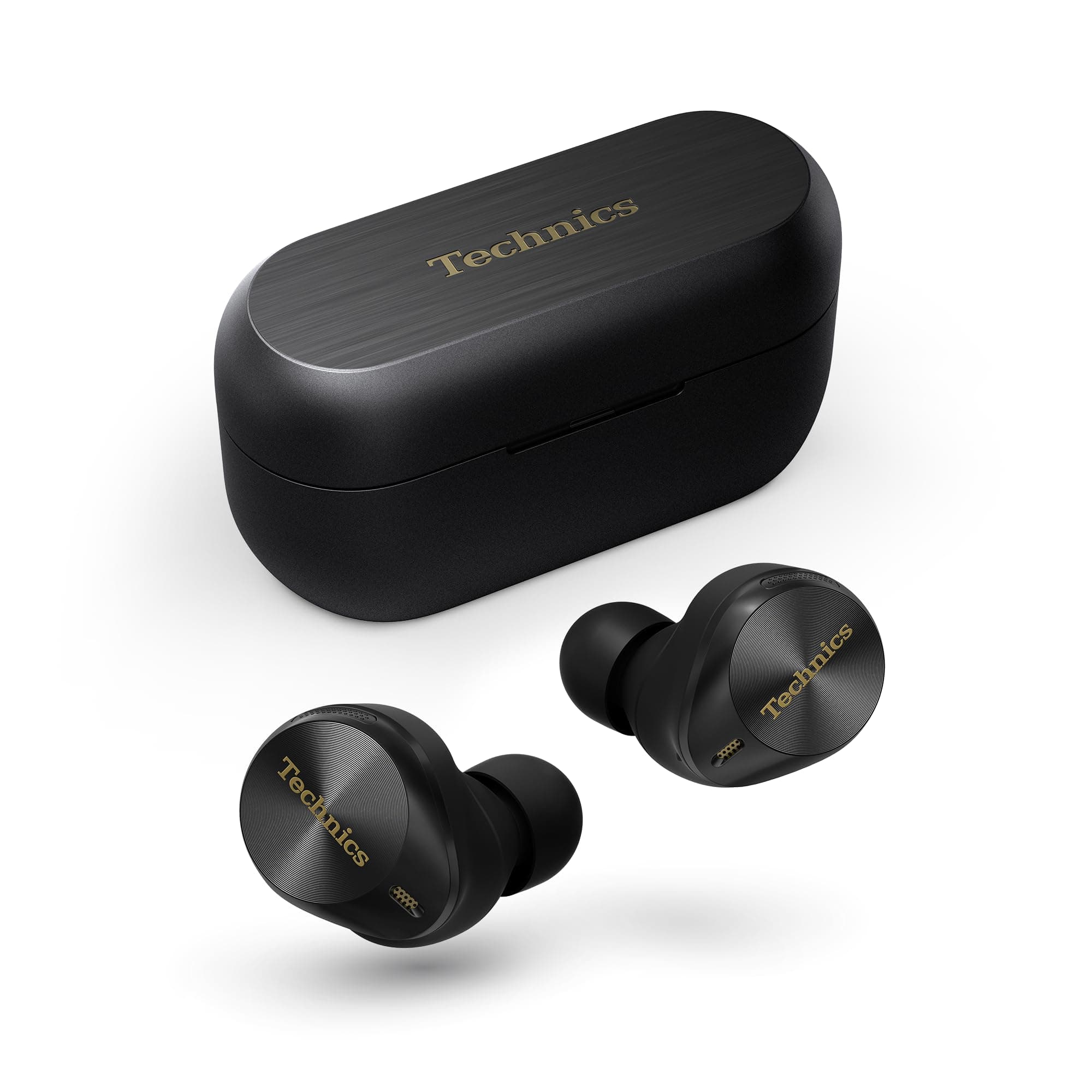 – EAH-AZ80E-K Wireless Earbuds with Noise Cancelling, 3 Device Multipoint Bluetooth, Comfortable In-Ear headset, Wireless Charging, Black