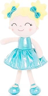 Gloveleya Baby Girl Gifts Baby Dolls Soft Doll First Baby Doll Toddler Toys Curvy Illusion Girl Lake Green 12inches