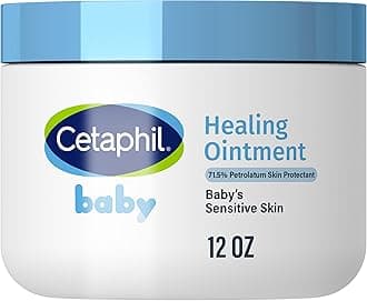 Baby Healing Ointment, Diaper Rash Ointment Soothes and Protects Baby's Irritated Skin, Skin Protectant For Dry Skin, 12oz