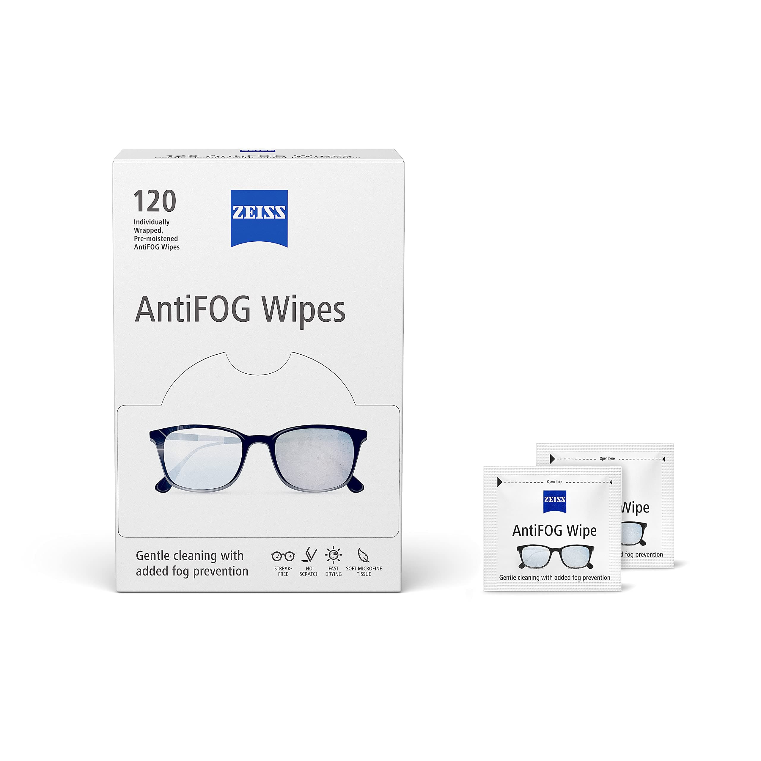 AntiFOG wipes, 120 count