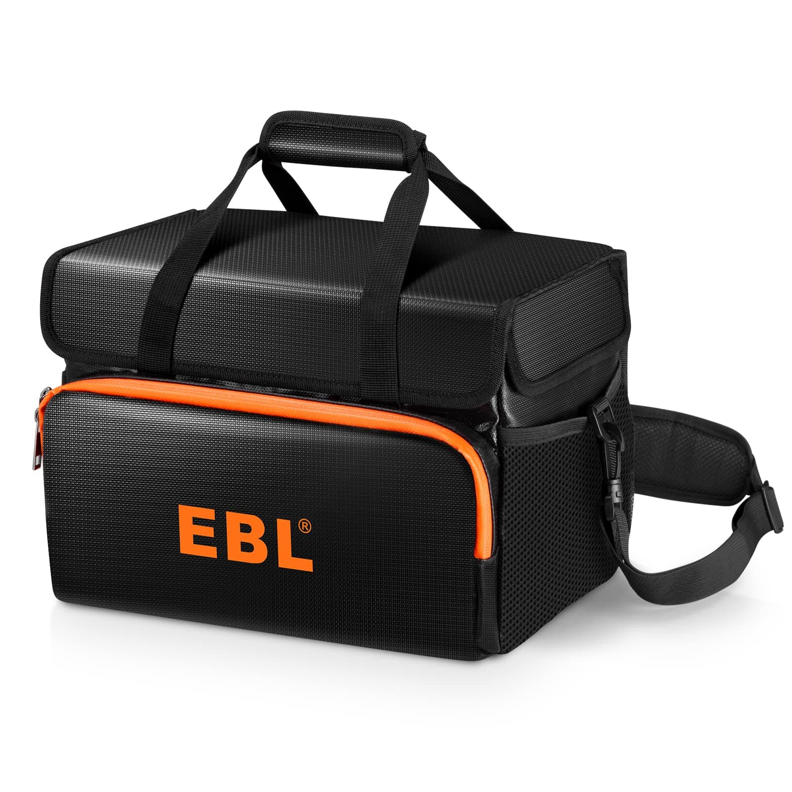 EBL Fireproof and Waterproof Document Bag Compatible with Portable Power Station 300W/500W/1000W/2000W, Home Basic Batteries AA AAA C D Battery and More