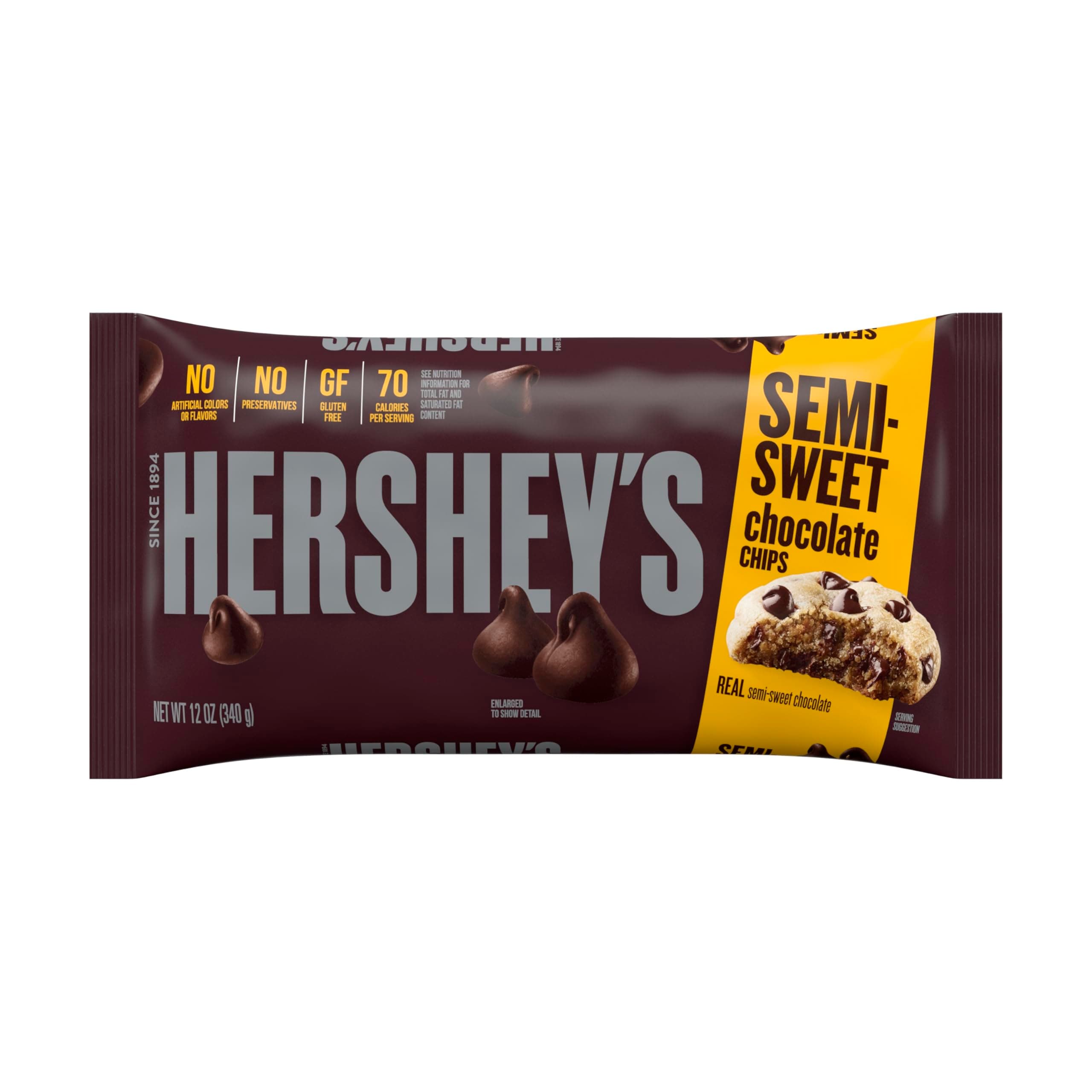Hershey's Semi-Sweet Chocolate Baking Chips - 12 oz