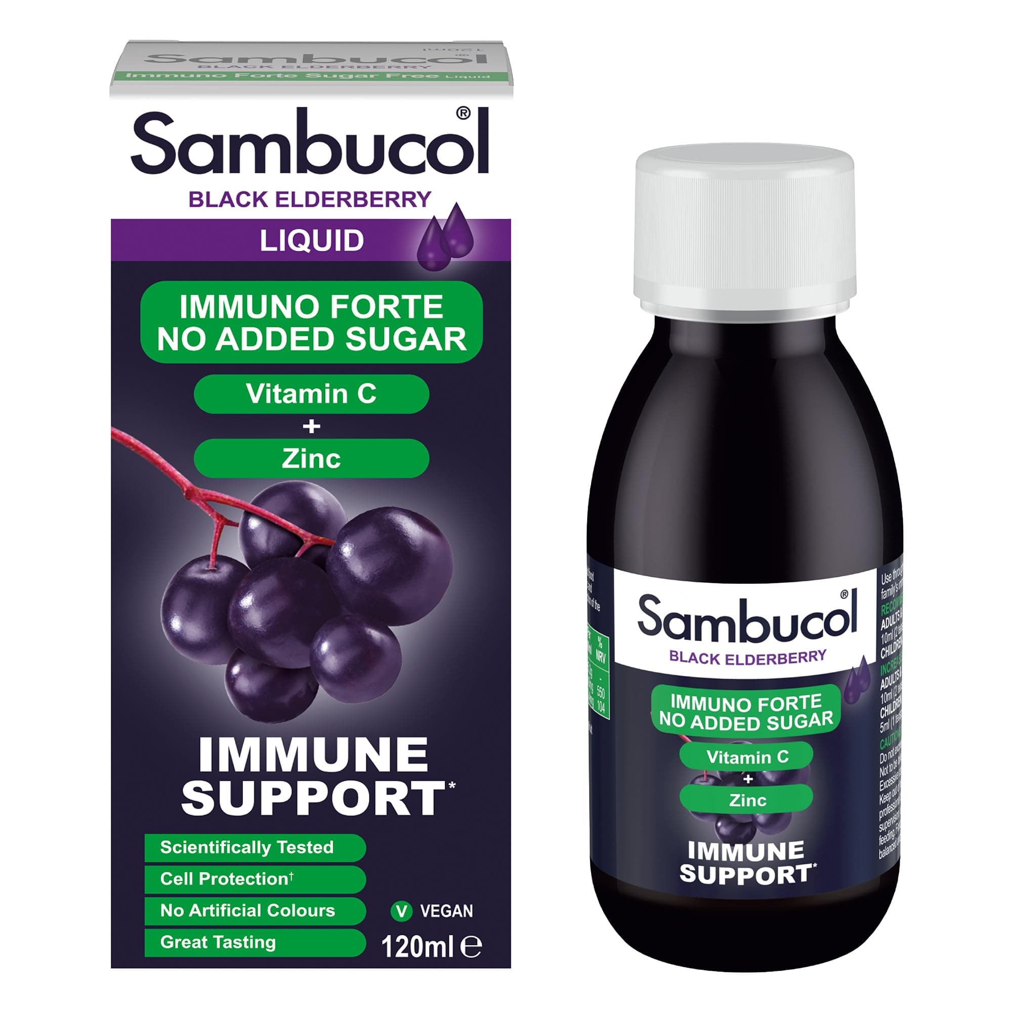 SambucolSambucol ImmunoForte Sugarfree 120ml
