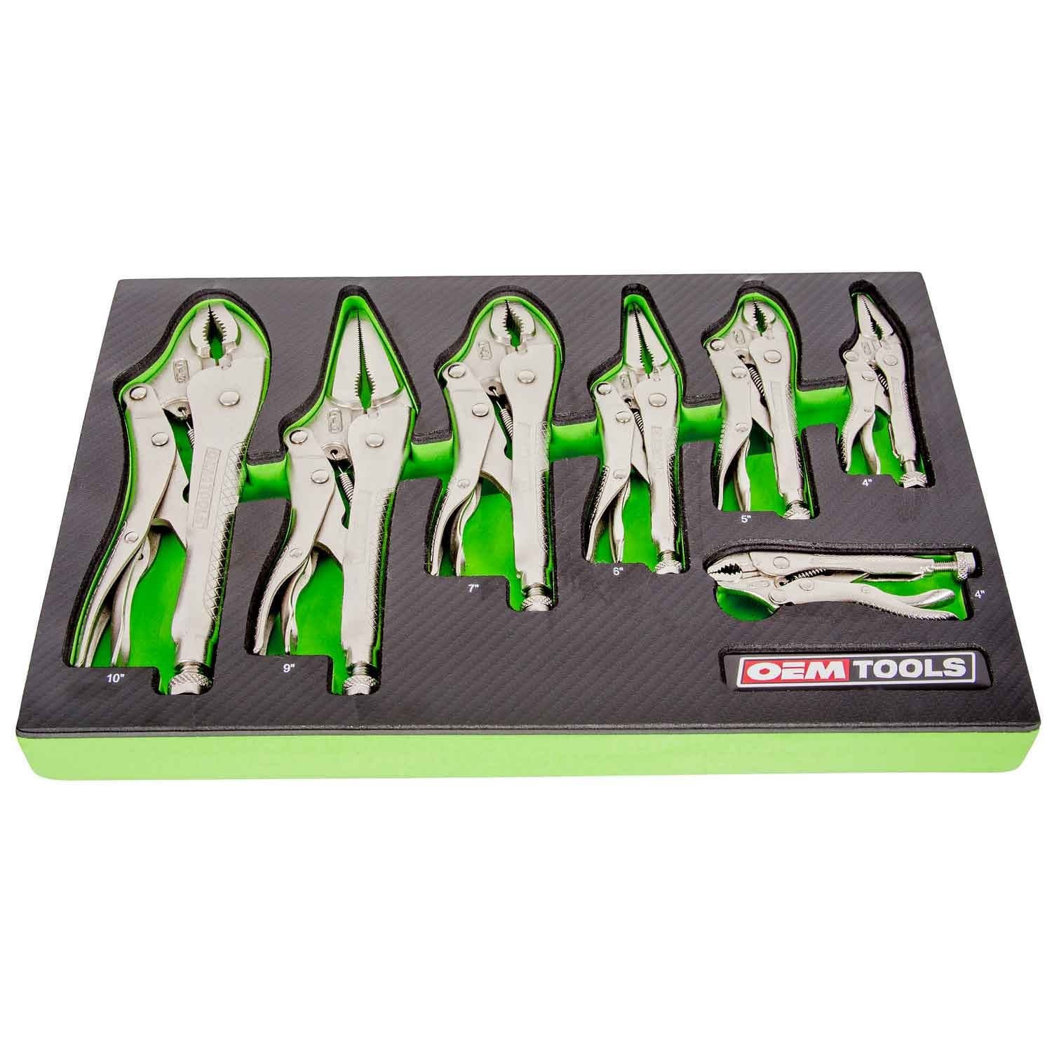 OEMTOOLS 23987 Locking Pliers Set (7 Piece), 1 Pack