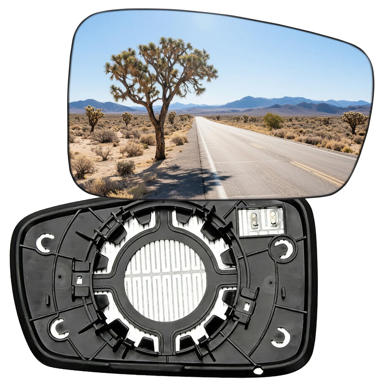 Passenger Side Mirror Replacement for Hyundai Sonata 2011 2012 2013 2014 - Right Side Mirror Glass, Rear View Mirrors Glass with Power Heated for Hyundai Sonata 2011-2014