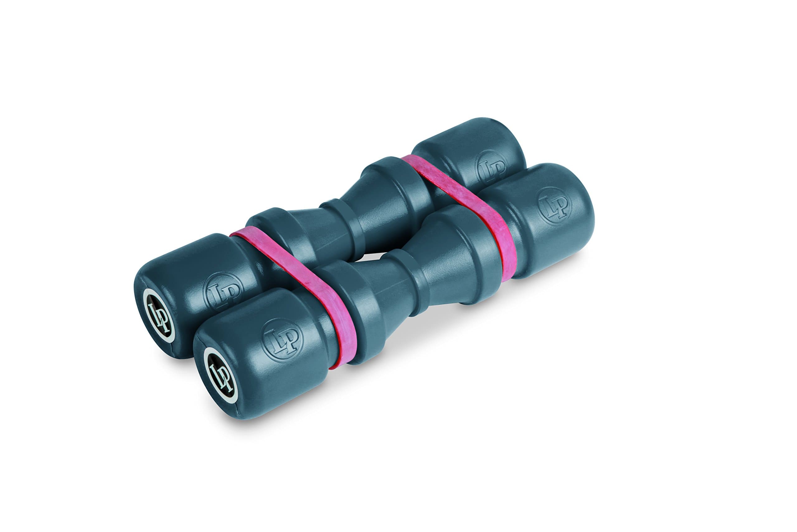 LP Latin Percussion LP441M 6.5-Inch Medium Plastic Duoshake Shaker - Grey (Set of 2)