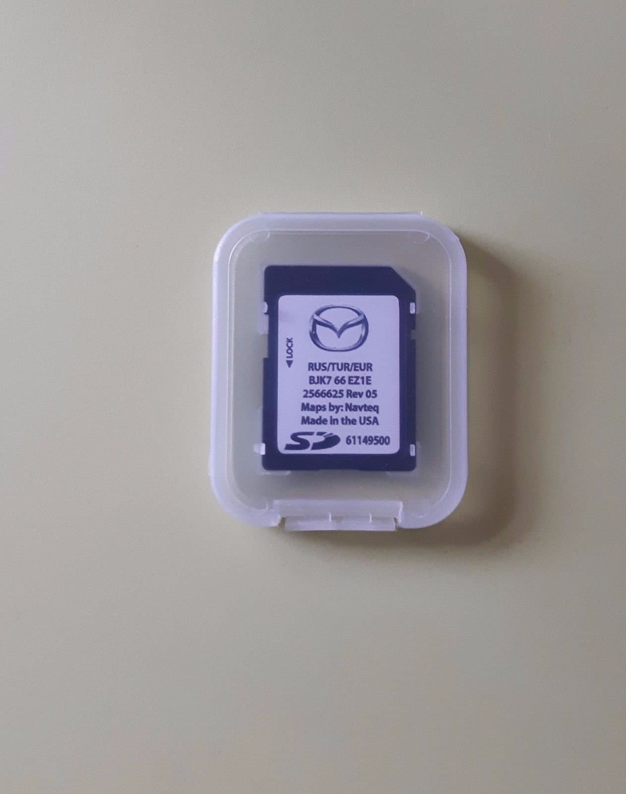 MAZDA CONNECT Navigation Map SD NAVTEQ 2017/2018 LATEST MAP UPDATES