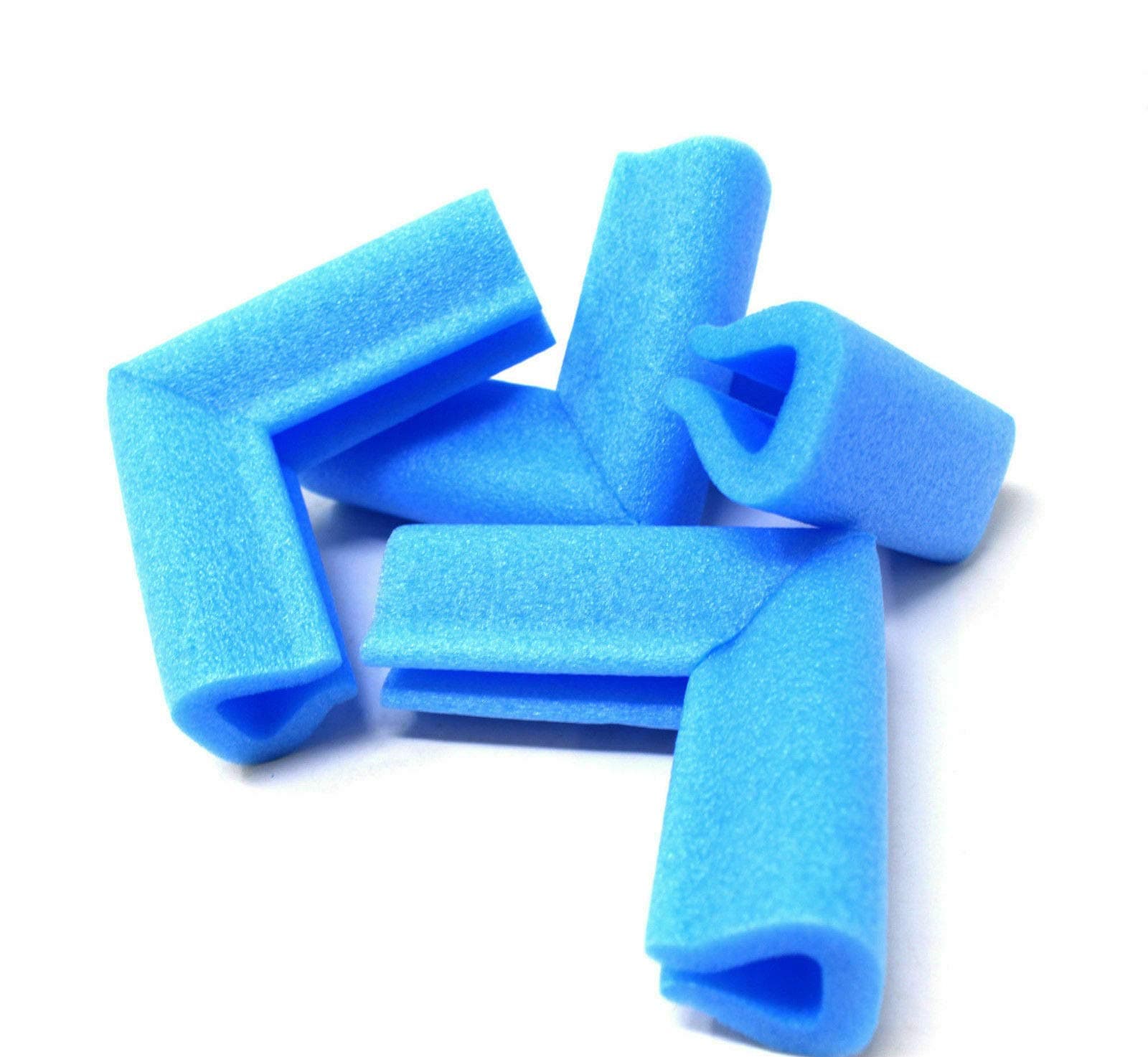 Falcon Workshop Supplies Ltd4 x Blue Plastic Frame Corner Protectors (Profile D)