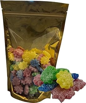 NIMIANOBrand Assorted Four Flavor Sour Power Bursts Freshly Packaged in Reusable Pouch | 1 Lb. (Assorted Bursts)