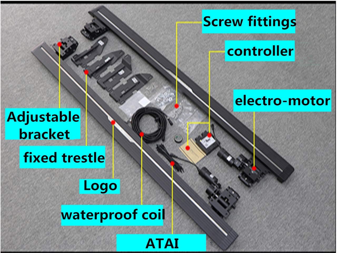 Electric Deployable Running Board Side Step bar fits for Land Rover Range Rover Sport 2014 2015 2016 2017 2018 2019