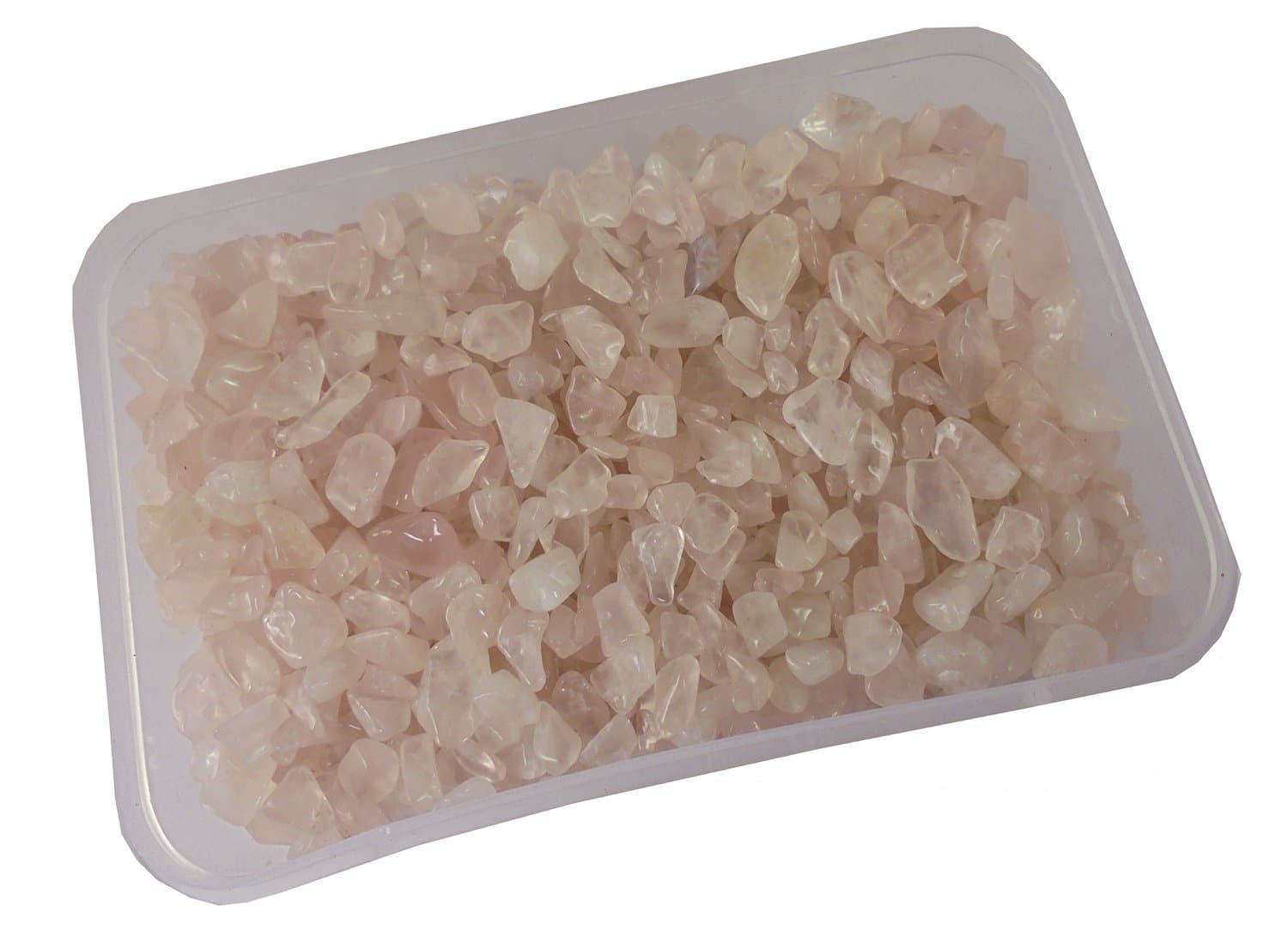 eshoppee Natural Rose Quartz Crystal Stone Chips 200 GMS Pack Chakra Chips (Rose Quartz)