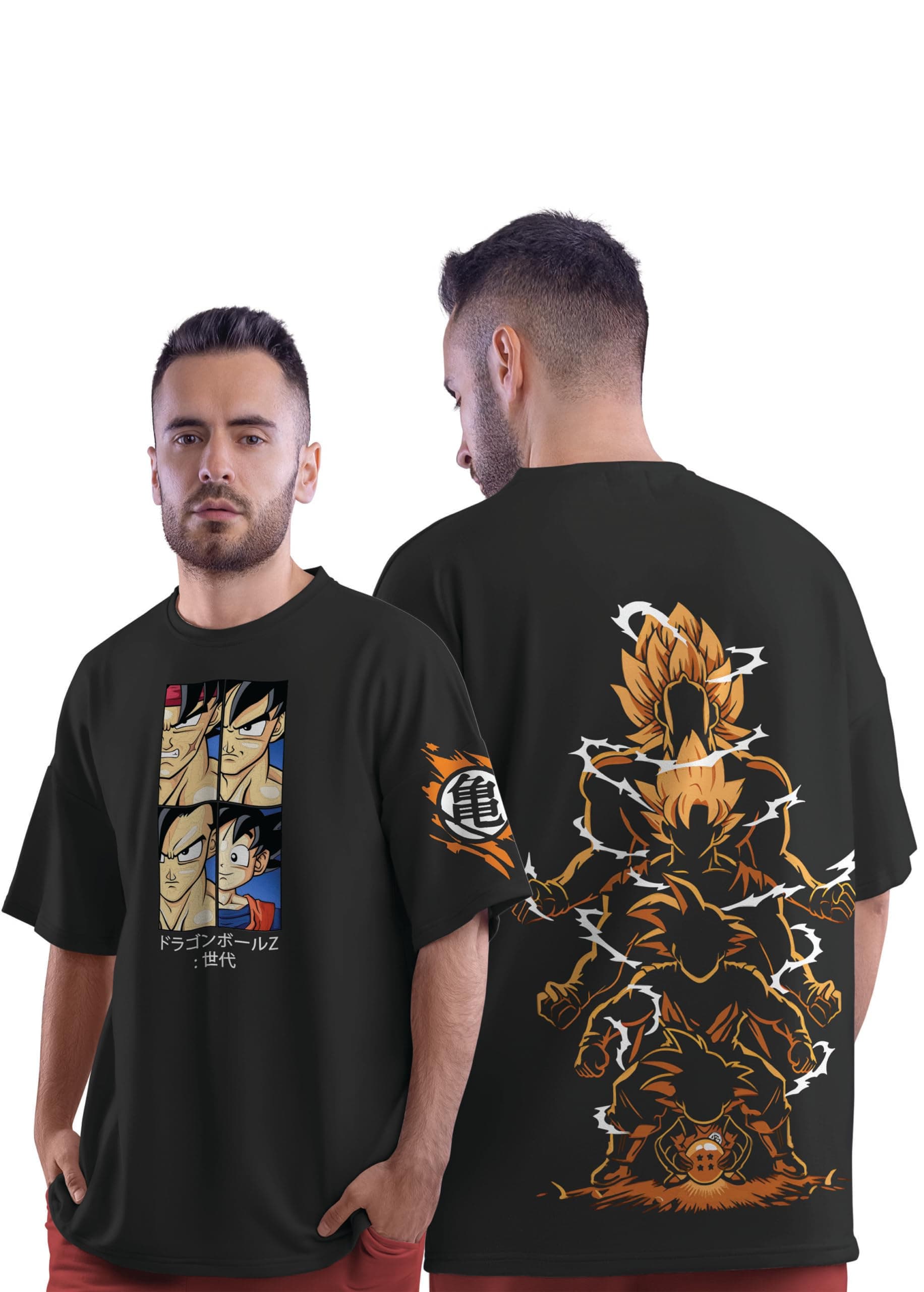 CRAZYMONKEvolution of Goku Oversized T-Shirt