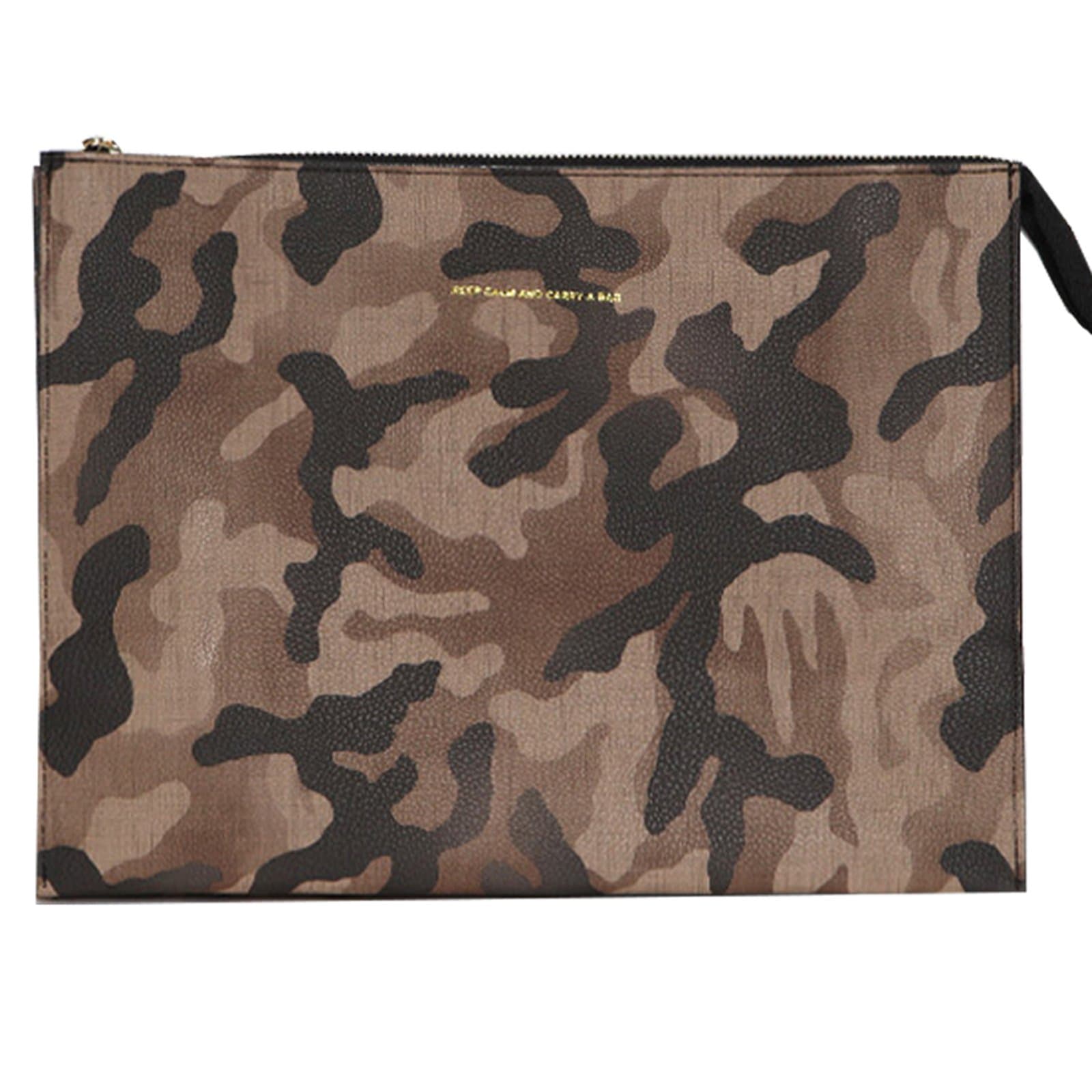 Men's Clutch Bag One Size Light Brown