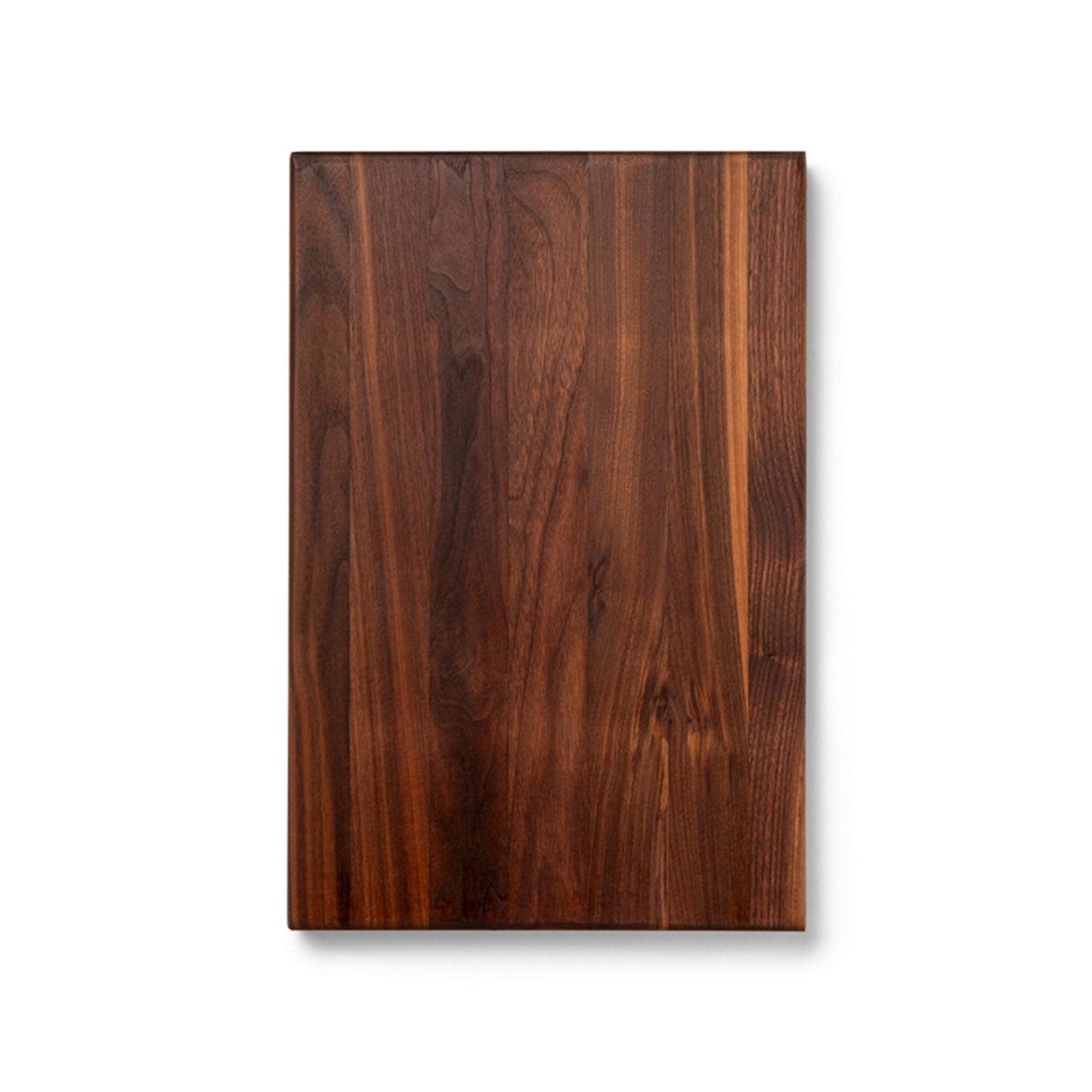 John Boos R-Board Series Rectangular Wooden Walnut Cutting Board 18”x12” – 1.5” Thick, 9-lb Reversible Butcher Block with Edge-Grain & Finger Grips – Made in the USA