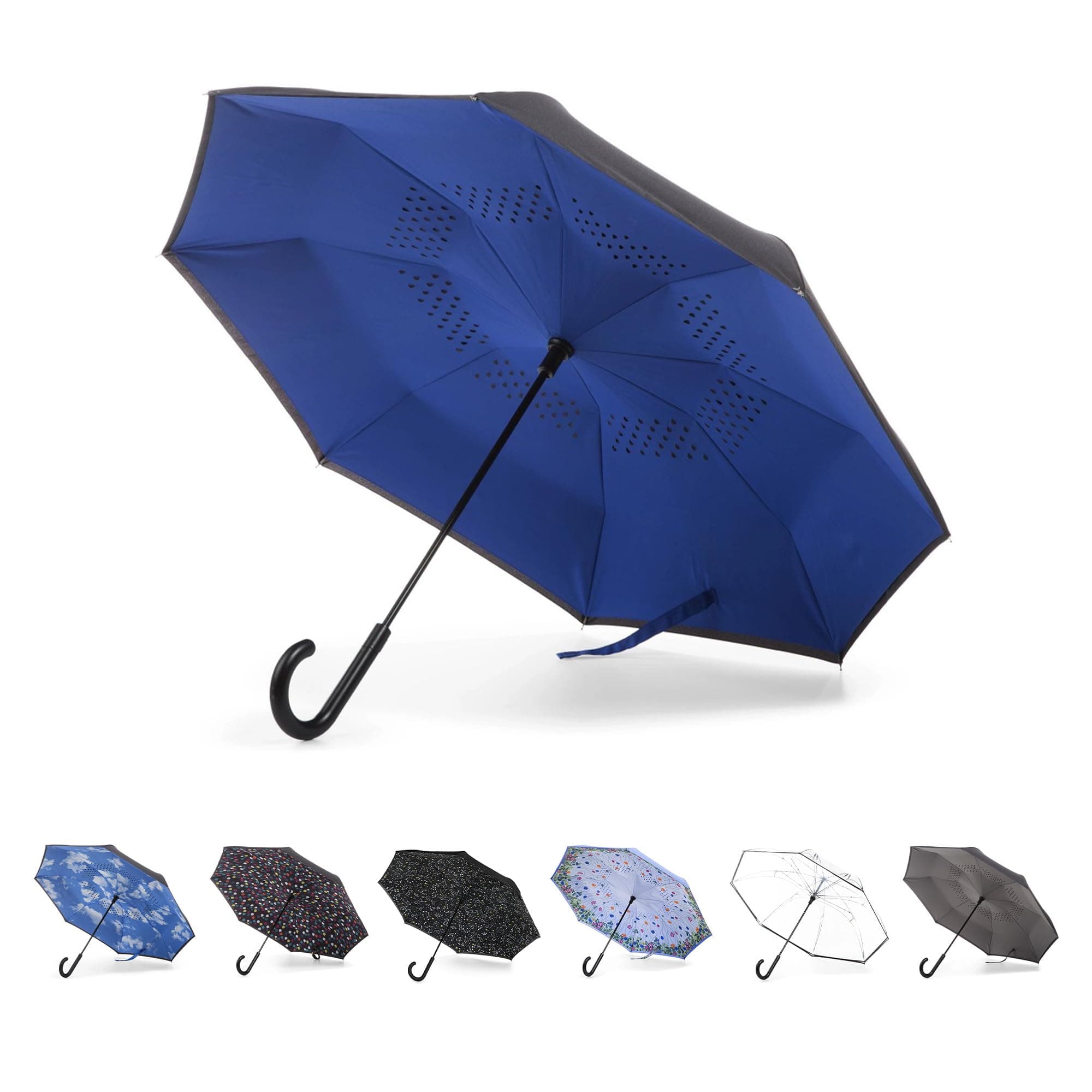 The totes InBrella Reverse Close Umbrella