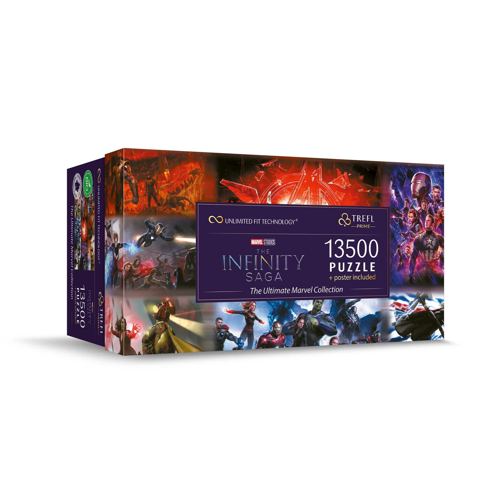 Trefl Prime - UFT Jigsaw Puzzle: Marvel, The Ultimate Marvel Collection - 13500 Pieces, Large Puzzle, BIO, EKO, Collage with Superheroes, Entertainment for Adults and Children from 14 Years and Up