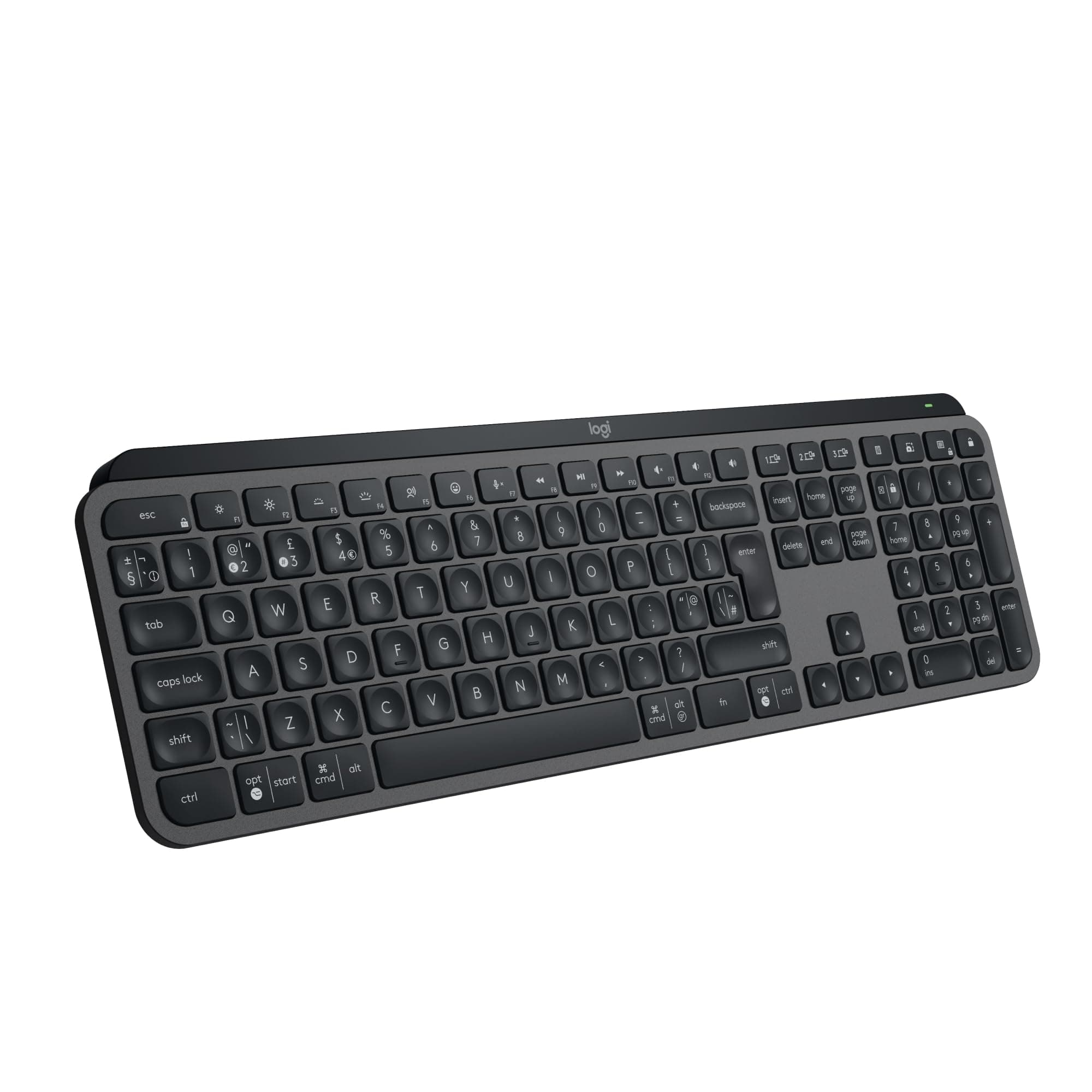 Logitech MX Keys S Programmable Wireless Bluetooth Keyboard - Graphite B+