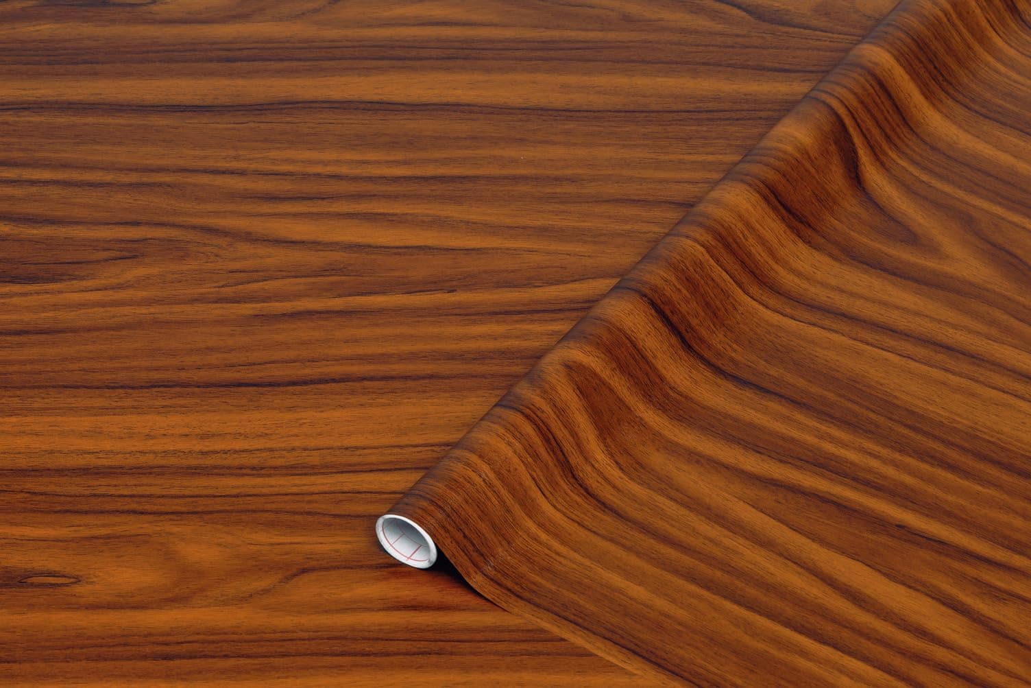 d-c-fix vinyl wrap Gold walnut wood effect 45 cm x 2 m - sticky back plastic roll for furniture, kitchen & cupboards - contact paper sticker self adhesive film