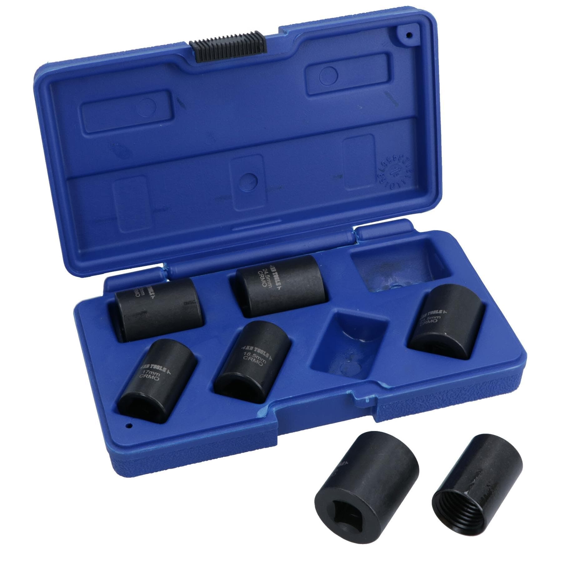 AB Tools 7pc 1/2" Drive Twist Socket Set/Wheel Lock nut Remover/Removal