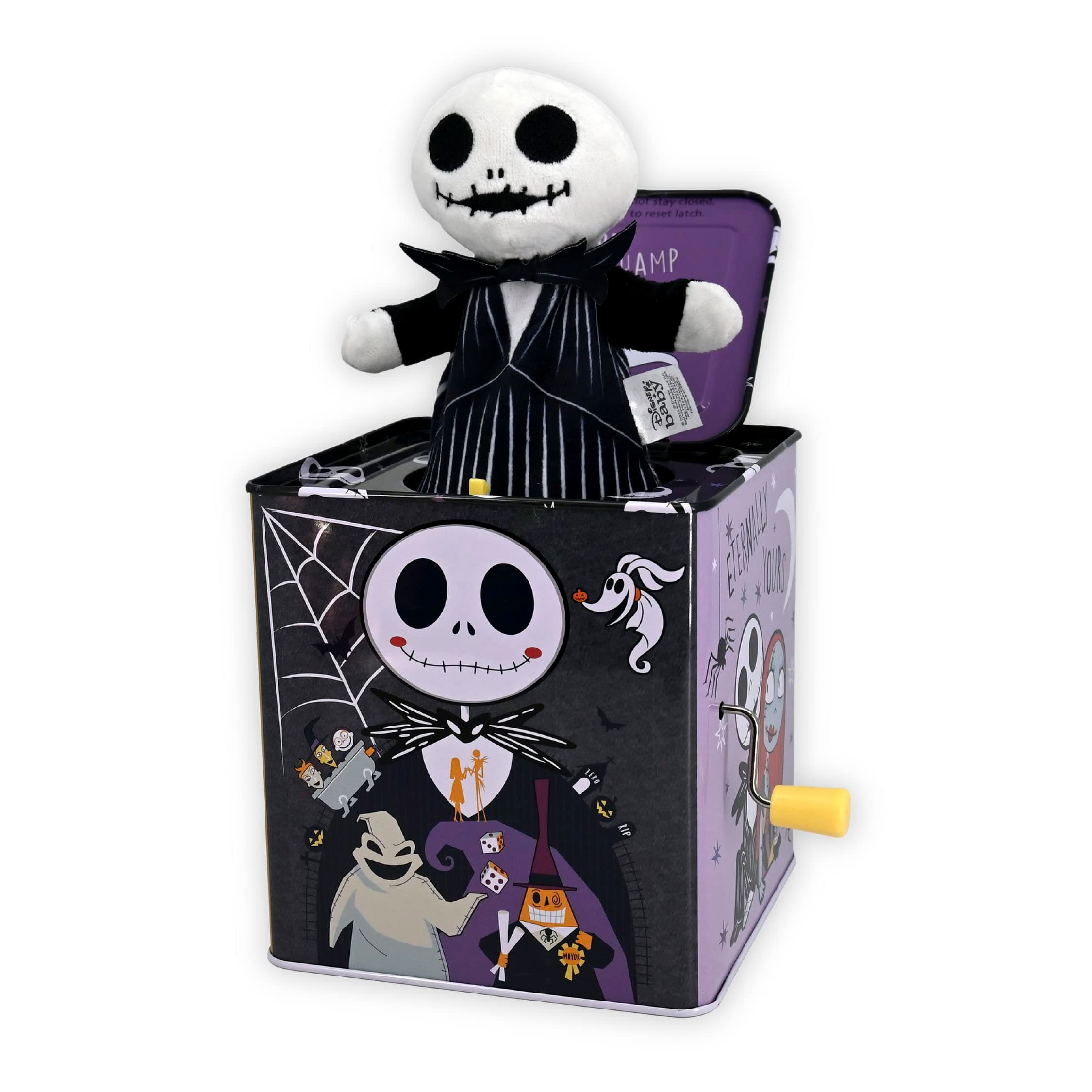 Disney Baby The Nightmare Before Christmas Jack Skellington Classic Jack-in-The-Box Musical Toys for Babies and Toddlers