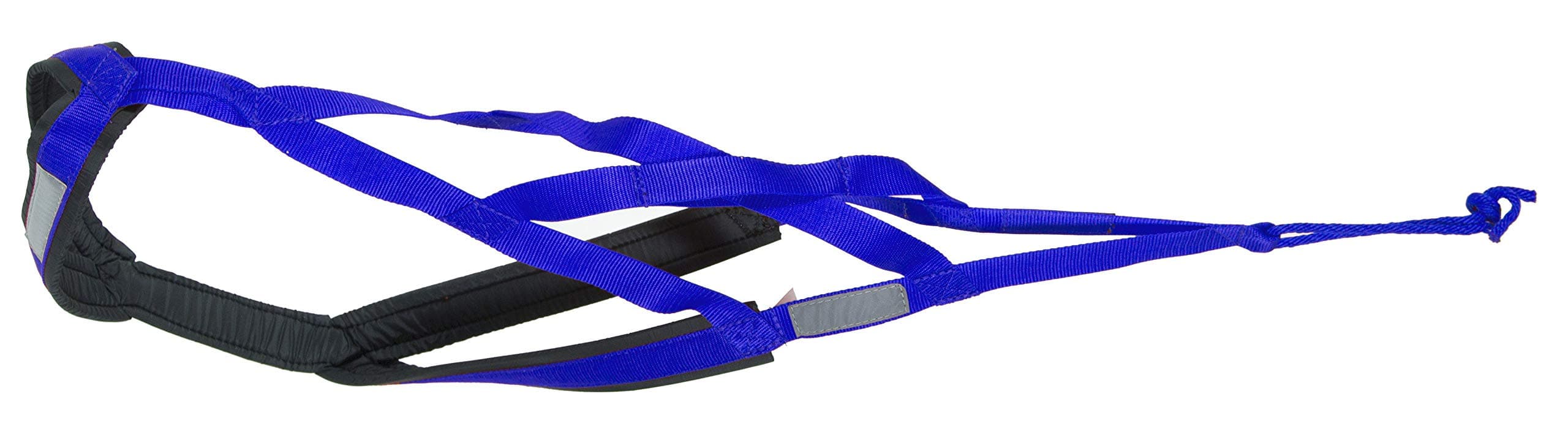 Neewa X-Back Racing Harness - Large/X-Large, Blue | High-Performance, Reflective Gear for Slim, Long-Bodied Dogs | Suitable for Canicross, Skijoring | Neck 17in, Chest 31in, Back 26in