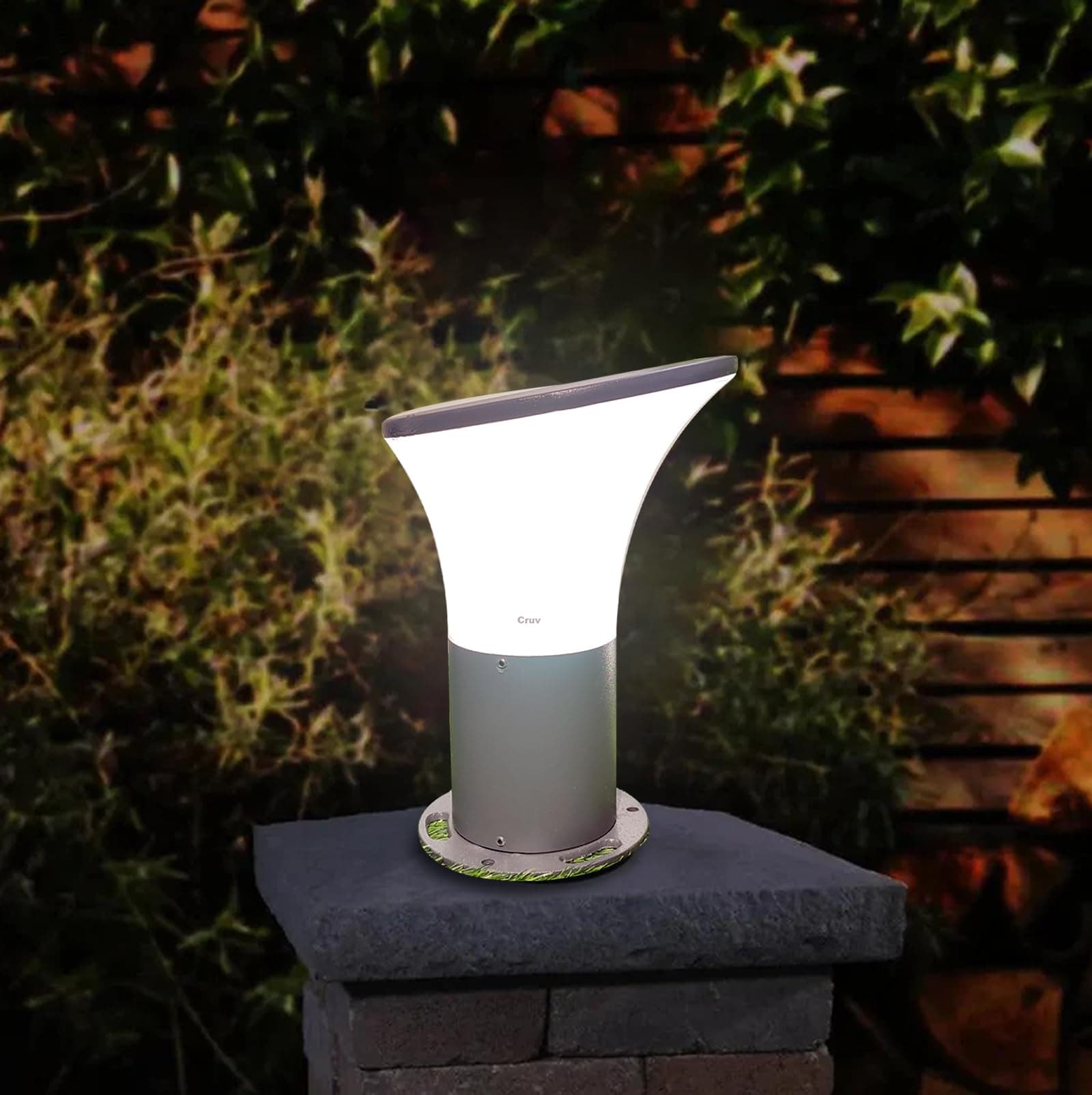 Lyse Decor Gate Light for Home Gate, Waterproof Outdoor Gate Lamps for Pole, Boundary Lamp, Compound Gate Light, Wall Lamps, and Pillar Lamps (Pack of 1)