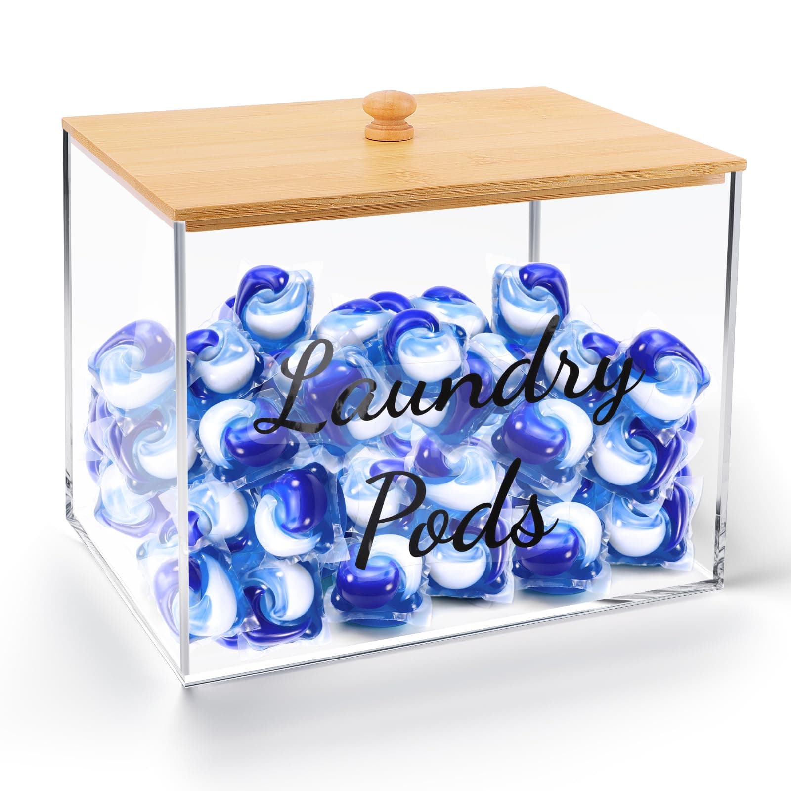 Acrylic Laundry Detergent Storage