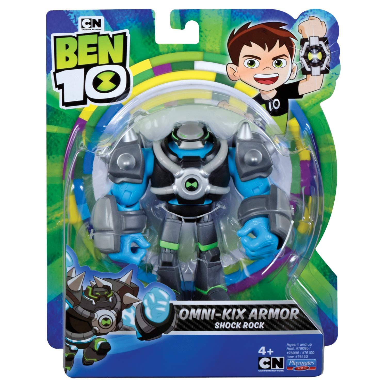 Ben 10 BEN46420 Action Figure-Shock Armor