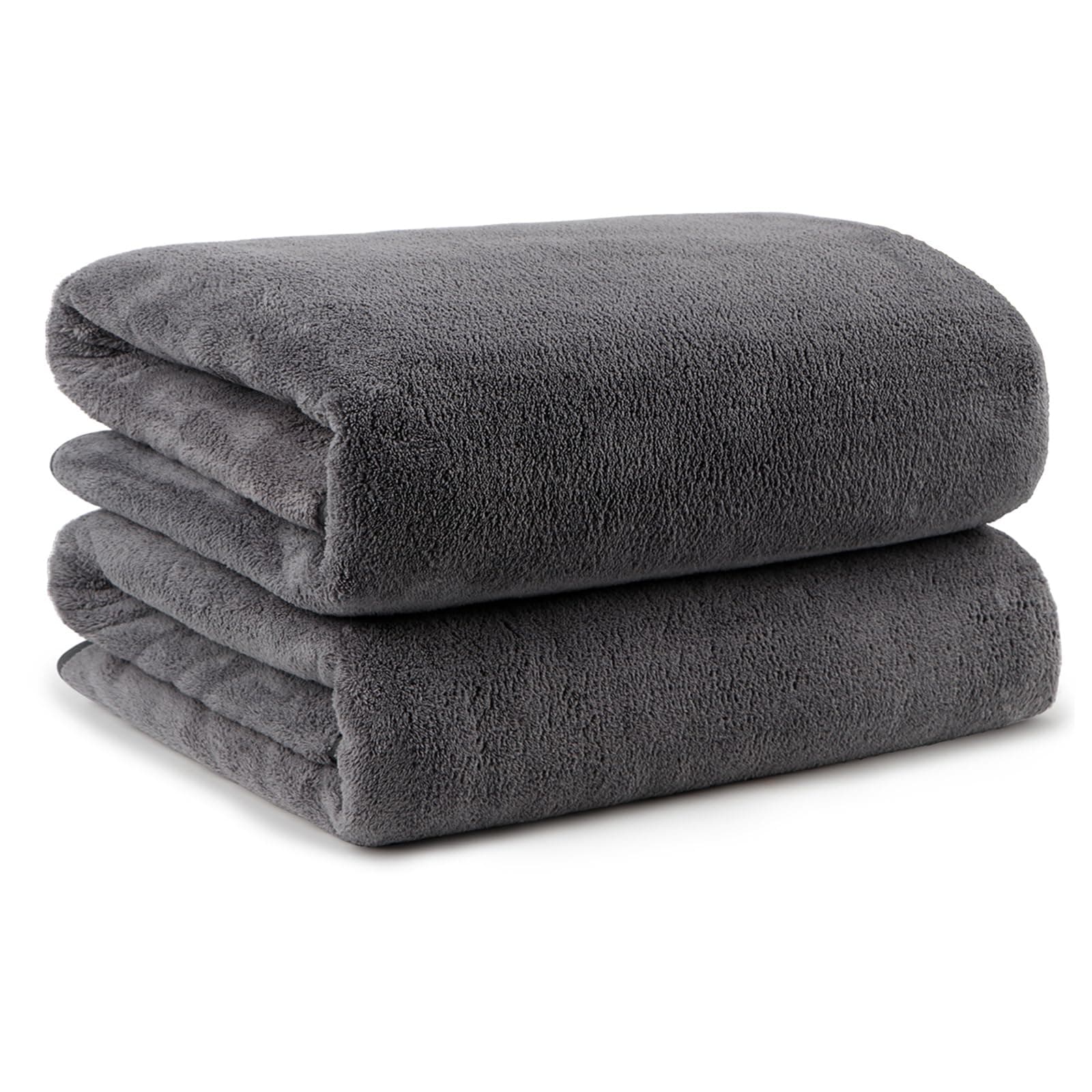 Grey Bath Towels Set