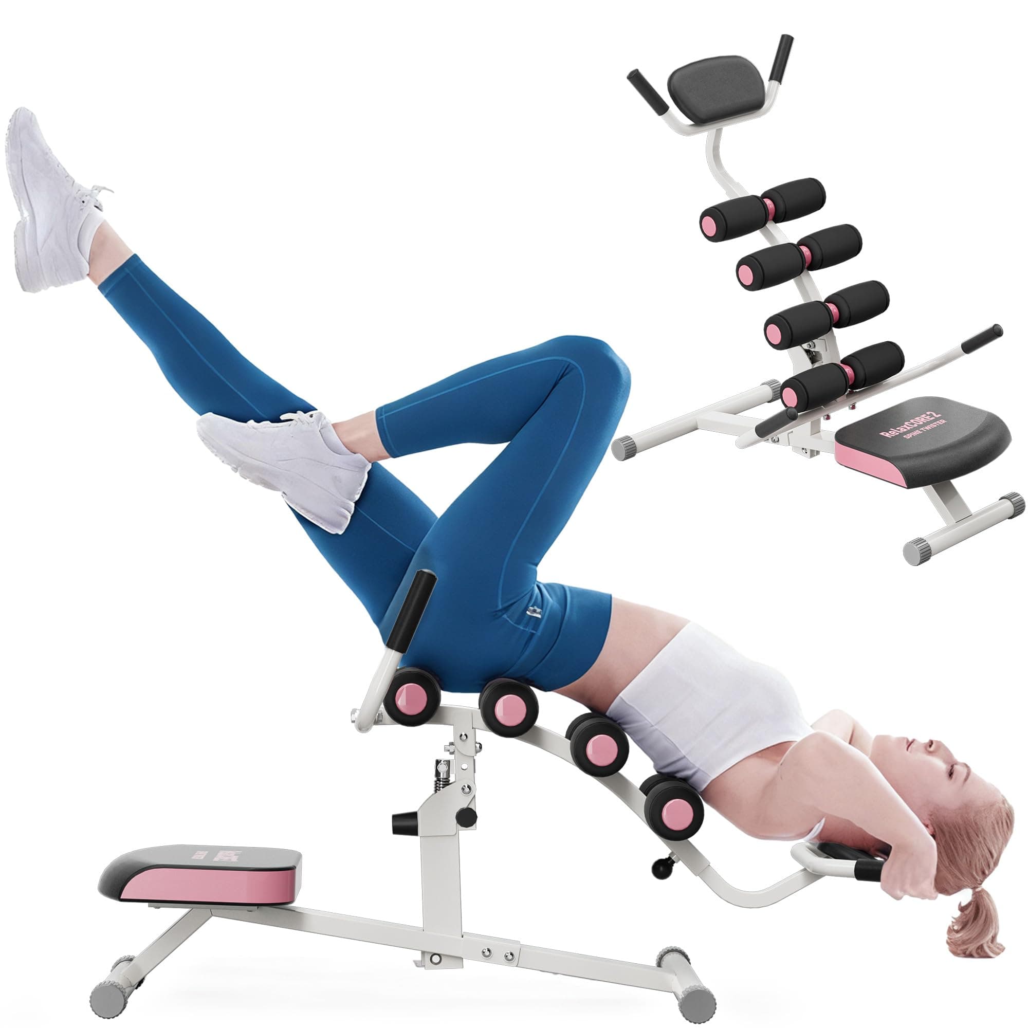 Inversion Table for Back Pain Relief - 350lbs Capacity, Improve Posture and Spinal Health - Ideal for Home and Gym Use