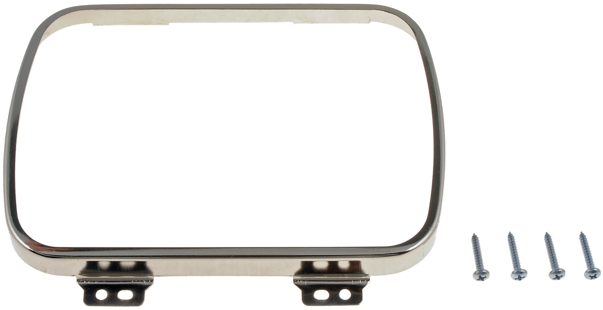 42407 Rectangular Headlamp Retaining Ring With 4 Retaining Screws - Steel Universal Fit