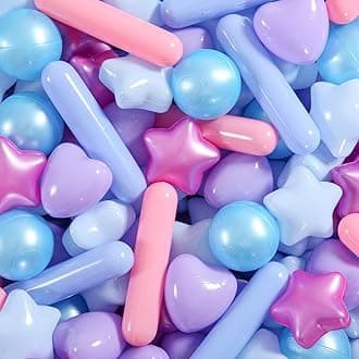 STARBOLO Ball Pit Balls for Kids -Pack of 150 200 500 Colorful Ball Pit Balls Crush Proof Plastic Toy Balls for Toddlers Ball Pit, Ball Pit Play Tent, Baby Pool Water Toys