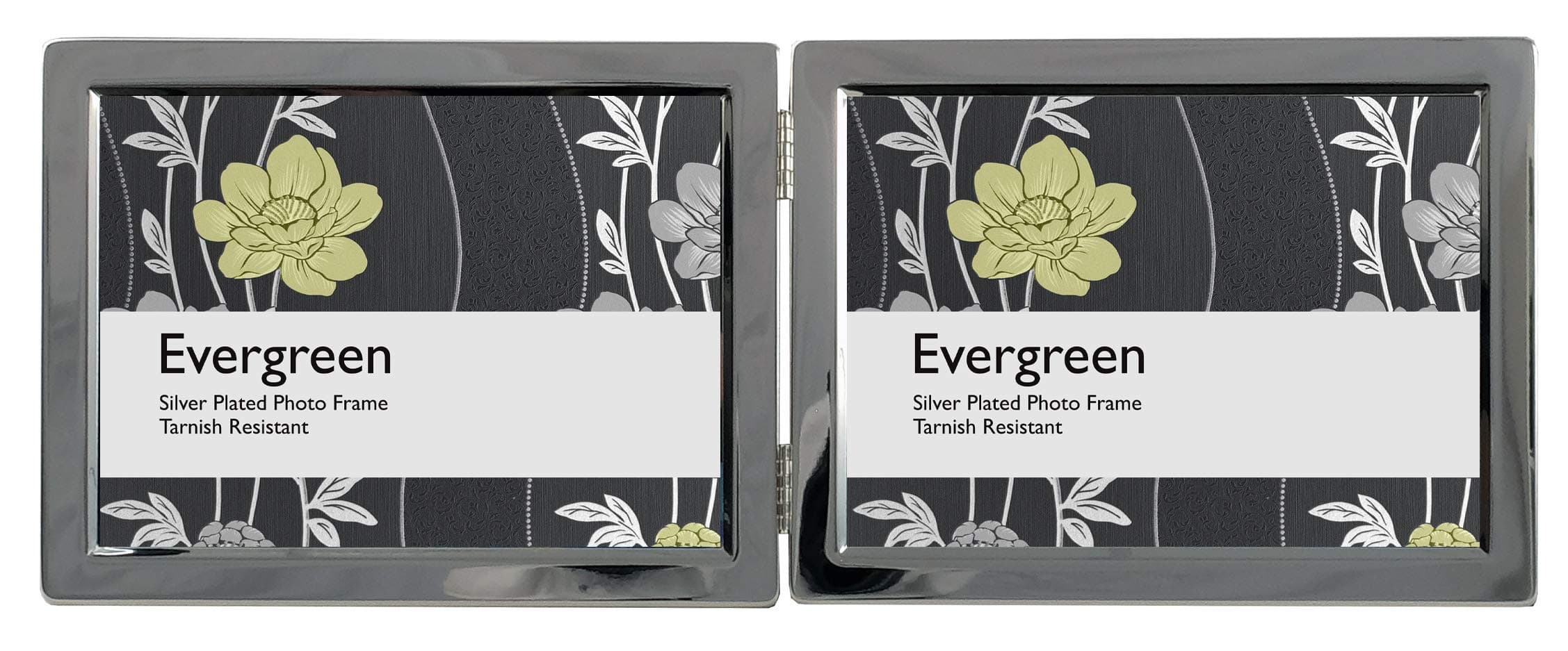 Evergreen Frame, Silver Plated, 4x6 Landscape [10x15cm]