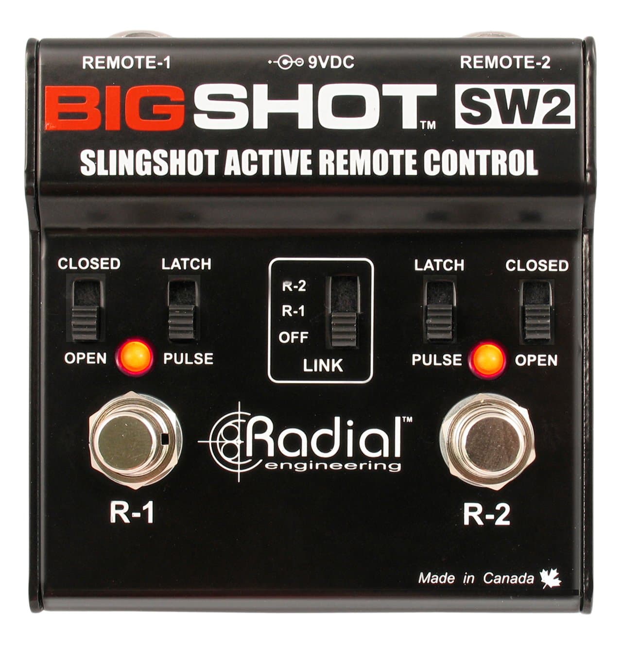 Tonebone BigShot SW2 Guitar Effects Switcher - Black