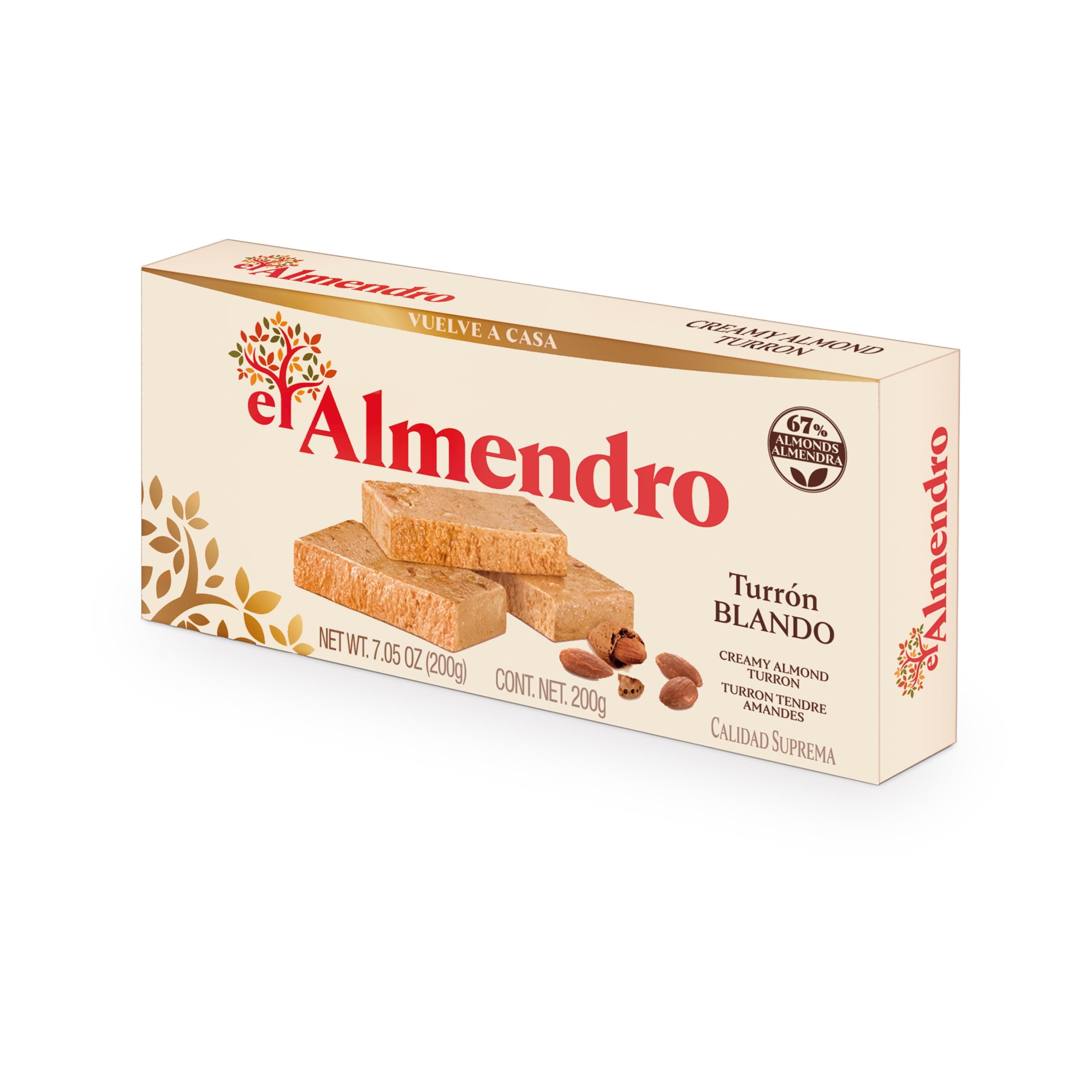 El Almendro Turron Blando 200 grs (7 oz.) 2-Pack