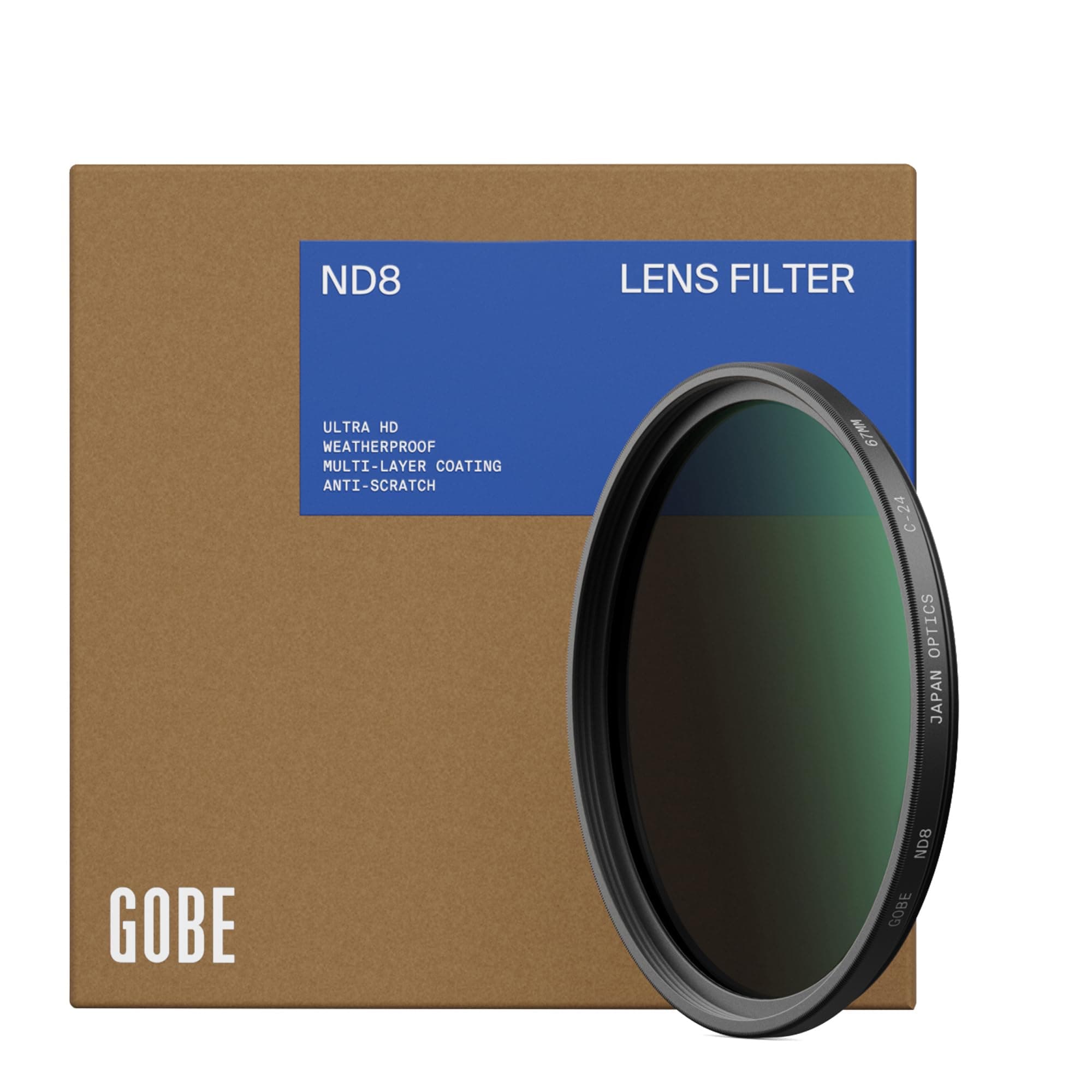 Gobe 37mm ND8 (3 Stop) ND Lens Filter (2Peak)
