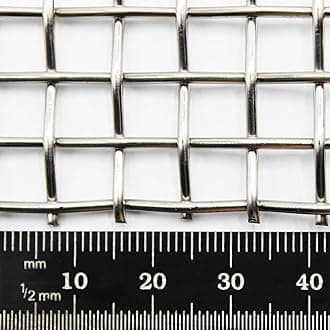 Heavy Duty 6mm Wire Mesh Stainless Steel Mesh 304 Stainless Steel Woven Wire Mesh | 3 LPI x 1.6mm Wire (500 x 500mm Sheet)