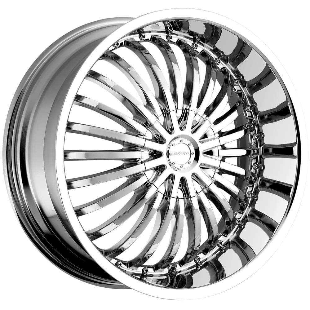 STRADA SPINA Custom Wheel - 20x8, 40 Offset, 5x114.3 Bolt Pattern, 74.1mm Hub - Chrome Rim